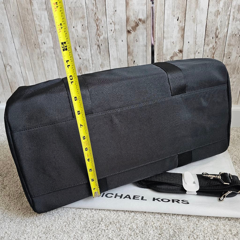 Michael Kors Duffle Travel Gym Bag, Black - Picture 9 of 11